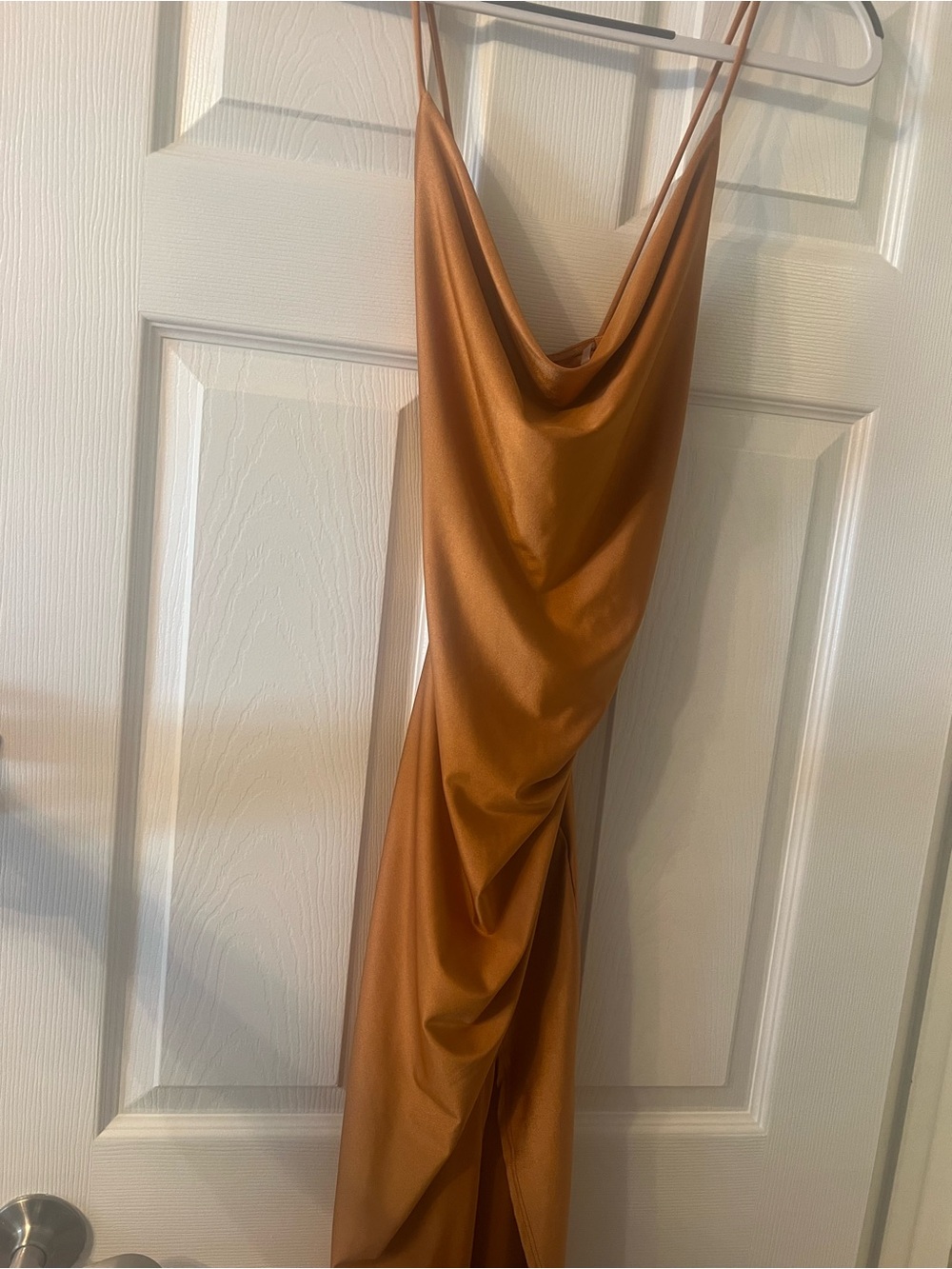 NEW FashionNova His Darkest Secret Maxi - Cognac - Picture 6 of 6
